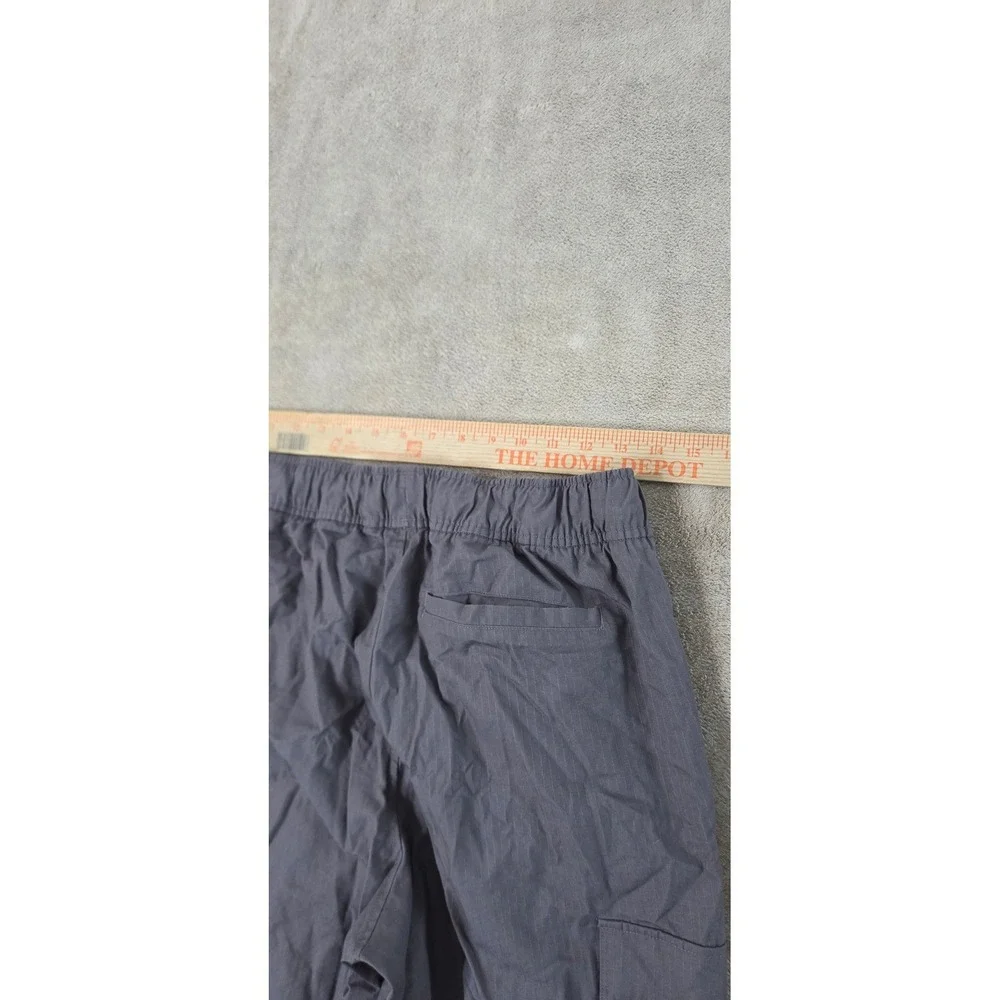 Gymshark Ripstop Cargo Pants Men's Size Small Color Gray Drawstring GOOD